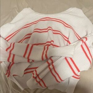 Aerie White Knit Sweater